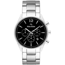 Mats Meier Herrenuhr Mats Meier Grand Cornier silber - edelstahl Herrenuhren   