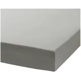 Traumschlaf Spannbettlaken Baumwolle-Jersey 140 x 200 - 160 x 200 cm grau