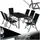 Tectake Aluminium Set 7-tlg. dunkelgrau