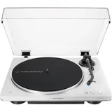 Audio-Technica AUDIO TECHNICA AT-LP70XBT Fully Automatic Wireless Belt-Drive Turntable (White/Silver)