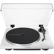 Audio-Technica AUDIO TECHNICA AT-LP70XBT Fully Automatic Wireless Belt-Drive Turntable (White/Silver)