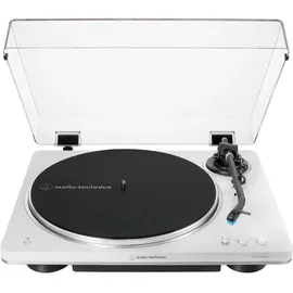Audio-Technica AUDIO TECHNICA AT-LP70XBT Fully Automatic Wireless Belt-Drive Turntable (White/Silver)