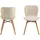 VCM Esszimmerstuhl BatildaA1 Polyester beige 2er Set