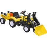 Homcom Trettraktor mit Anhänger Schaufel