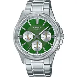 casio timeless collection Quarzuhr, Armbanduhr, Herrenuhr, Edelstahlarmband, analog, Tag, Wochentag