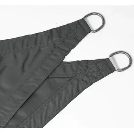 Woltu Sonnensegel Rechteck 5x7m Grau wasserabweisend Sonnenschutz Polyester Windschutz mit UV Schutz für Garten Terrasse Camping