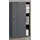 VCM Salia Aktenschrank 60 x 37 x 110 cm schwarz