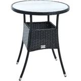 Estexo Beistelltisch Ø 48 x 74 cm Schwarz