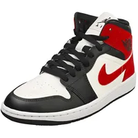 Jordan Air Jordan 1 Mid Sail/Off Noir/White/Gym Red 39