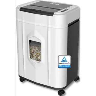 Aktenvernichter, Papierschredder bis 120 Blatt gleichzeitig, Autofeed Schredder, P4, Reisswolf mit 19L Papierkorb, Extrem leise mit nur 65dB, Kreuzschnitt Partikelschnitt, Automatische Abschaltung