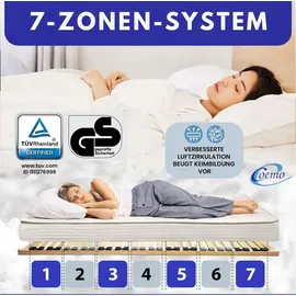 Coemo 7-Zonen-Lattenrost Basic, 140 x 200 cm