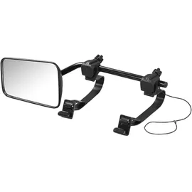PRO PLUS 2x Universelle Wohnwagenspiegel mit elastischen Spanngummis Links u. Rechts – Inkl. Aufbewahrungstasche Caravanspiegel mit Flachglas