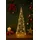 I.GE.A. LED-Dekofigur I.GE.A. "LED-Pyramide", gold, B:10cm H:30cm, Draht, Dekofiguren, Dekofigur Weihnachtspyramide Weihnachtsdeko Weihnachtsbaum Christbaum