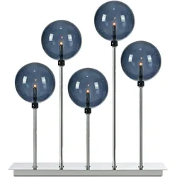 MARKSLÖJD Mäster Adventskerzenhalter 5L Chrom / Rauch
