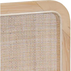vidaXL Kopfteil mit Kopfteil Natur 100 x 55 x 3 cm Rattan - Braun