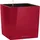LECHUZA Cube 50 Komplettset 50 x 50 x 50 cm scarlet rot hochglanz