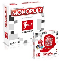 Winning Moves Spiel, Brettspiel Monopoly - Bundesliga + Match (2er Bundle) bunt