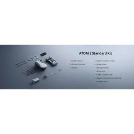 Potensic AT2-1B, 4 Rotoren, 48 MP, 8000 x 6000 Pixel, 2230 mAh, Grau