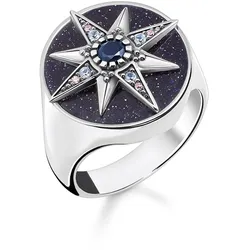 Thomas Sabo TR2367-945-7 Damenring Royalty Stern Silber, 52/16,6