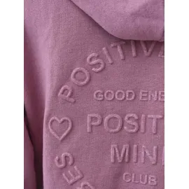 Zwillingsherz Jerseymantel Positive Mind Rosa SM