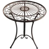 Dehner Gartentisch Ø 61 x 72 cm dunkelbraun