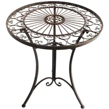 Dehner Gartentisch Ø 61 x 72 cm dunkelbraun