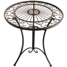 Dehner Gartentisch Ø 61 x 72 cm dunkelbraun