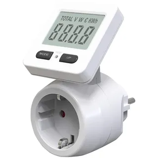 Revolt Digitaler Energiekostenmesser mit 180° drehbarem Display, bis 3.680 W