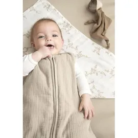 Meyco Baby Ganzjahres-Schlafsack Musselin pre-washed 2.0 Tog beige, 70