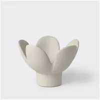 Räder Kerzenhalter Blume beige