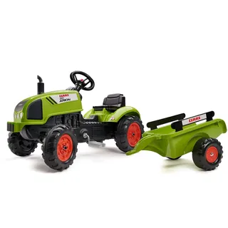 Falk Tret-Traktor Claas mit Hänger