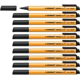 Stabilo - Umweltfreundlicher Filzschreiber - GREENpoint - 10er Pack - schwarz