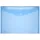 FolderSys Dokumententasche, DIN A4 quer, Klettverschluss, PP, blau,