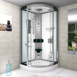 Dampfdusche Duschtempel Sauna Dusche Duschkabine D46-00T2-EC 80x80 cm mit 2K Scheiben Versiegelung