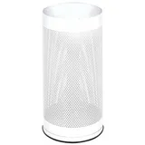 Proregal Schirmständer gelocht 61x27x27cm Weiß