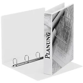 Esselte 10 Esselte Präsentationsringbücher 4-Ringe weiß 5,1 cm DIN A4