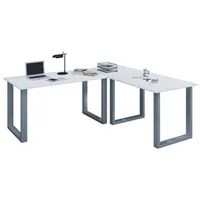 VCM Schreibtisch Eckschreibtisch L Form links oder rechts Arbeitstisch