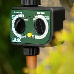 Vitavia Elektronische Bewässerungsuhr für Wasserhahn "WT218",grün,
