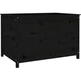 vidaXL Hochbeet 119,5 x 82,5 x 78 cm Schwarz