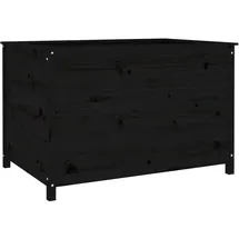 vidaXL Hochbeet 119,5 x 82,5 x 78 cm Schwarz