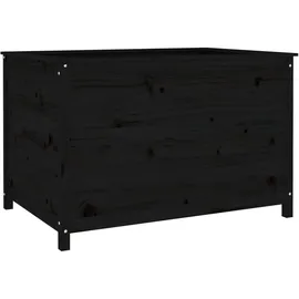 vidaXL Hochbeet 119,5 x 82,5 x 78 cm Schwarz