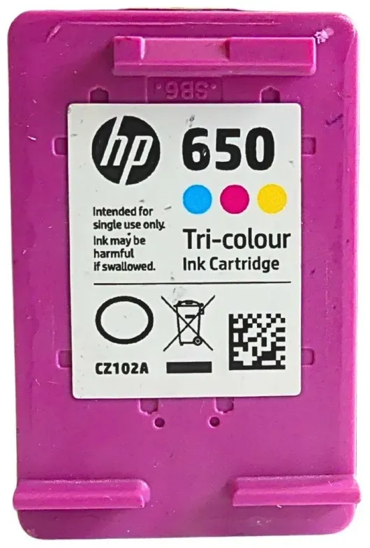 Original HP 650 Tinte Patrone DeskJet Advantage 1015 2515 2645 4645 NEUER Bli...