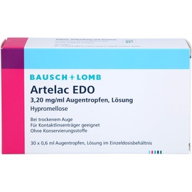 EurimPharm Arzneimittel GmbH Artelac EDO 3.20 mg/ml Augentropfen Lösung