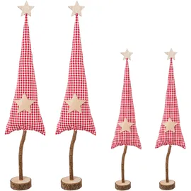 Creativ deco Dekobaum 40 cm rot