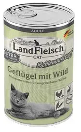 Landfleisch Cat Adult Schlemmertopf Geflügel & Wild - 6x400g