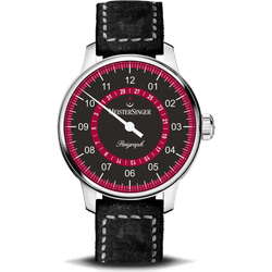 Meistersinger Klassik Plus Perigraph AM1002R - rot,schwarz - 43mm