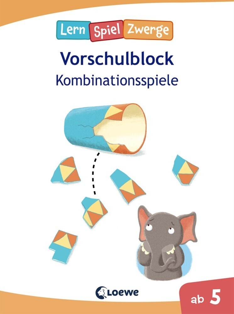 Lernspielzwerge  Vorschulblock - Kombinationsspiele  Taschenbuch