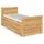 Rauch Stauraumbett RAUCH "Bett Einzelbett Stollenbett Bettkästen EVELYN", braun (asteiche), B:99cm H:94cm L:210cm, Betten, Stauraumbett, in Komforthöhe mit Holzkopfteil sowie Schubladen MADE IN GERMANY