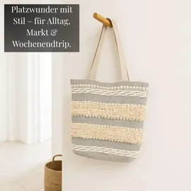 Marrakesch Orient & Mediterran Interior Kalpur -3- Shopper Baumwolle Beige