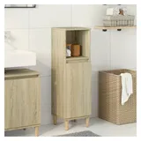 vidaXL Badschrank Sonoma-Eiche 30x30x100 cm Holzwerkstoff